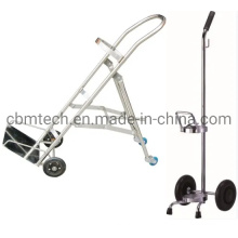 Chormed Steel Trolleys for Carrying O2 Gas Cylinders